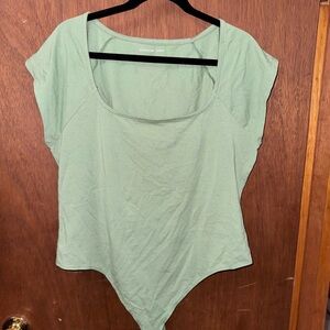 American Eagle Outfitters Sage Green Bodysuit
